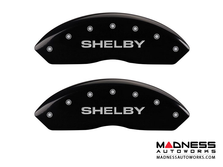 Ford Mustang 2011-2014 - Shelby Logo - Caliper Covers by MGP - Black